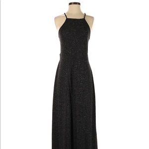 LOFT ann taylor GRAY maxi dress xxsp